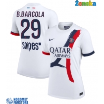 Paris Saint-Germain Bradley Barcola #29 Gostujuci Dres za Ženska 2025-26 Kratak Rukav
